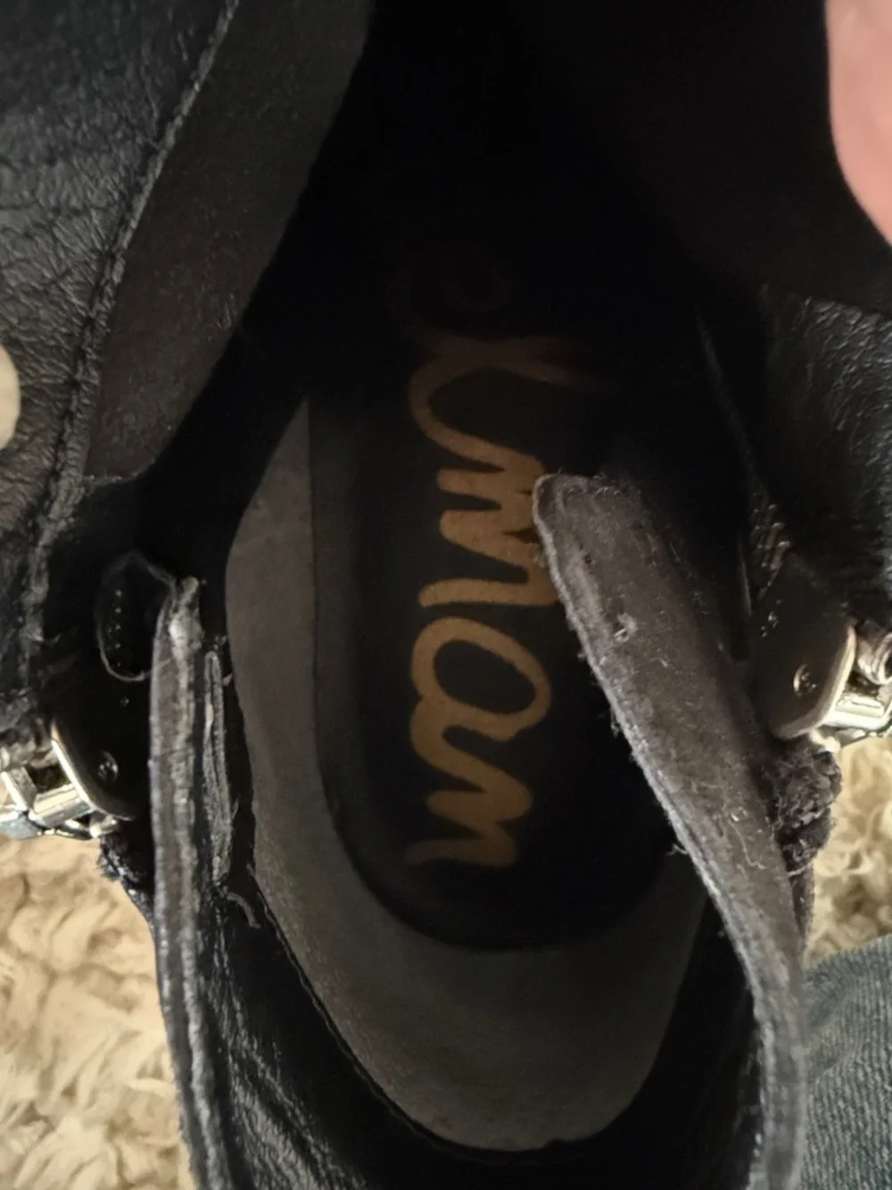Sam Edelman Black Suede Ankle Booties with Side Zipper
